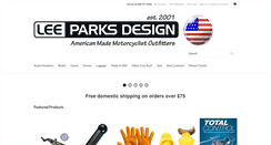 Desktop Screenshot of leeparksdesign.com